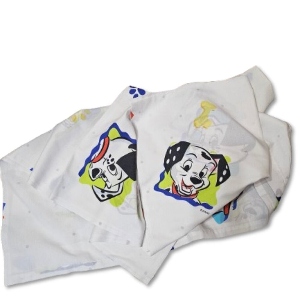 Disney 101 Dalmatians Vintage Twin Flat Sheet
